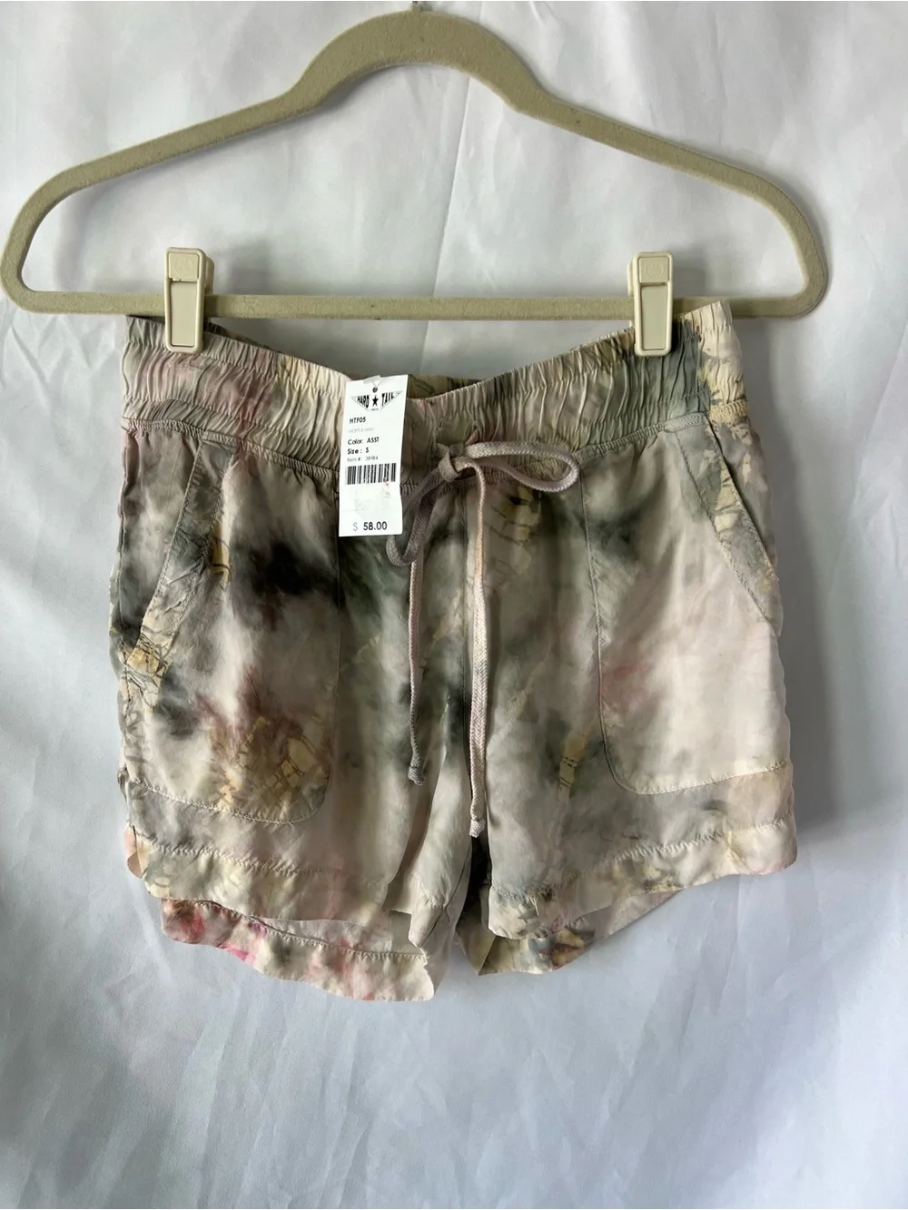 NWT Women’s HARD TAIL Tie Dye 100% Cupra Shorts
